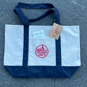 Trader Joe’s tote bag.